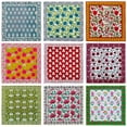 thumbnail image 1 of Servilletas de tela DIYANA IMPEX de algodón con estampado de bloques a mano, 40 x 40 cm, 10 unidades, 1 of 5