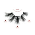 3d Lashes 25mm Long Natural False Long Thick Eyelashes Short Lashes