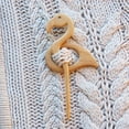 thumbnail image 4 of Brooch Pin with Wooden Animal Pattern Diy Craft Badge Cartoon Pin Funny Cute Shawl Pin Scarf Buckle Clasp Pins Jewelry Gift 2023, 4 of 4