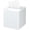 White, variant on Asoricing Tissue Box Cover, Square Plastic Tissue Box Holder with Anti Slip Base, Modern Decor Facial Napkin Holder for Bathroom Vanity Countertop, Bedroom Dresser, Black