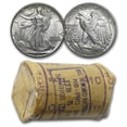 thumbnail image 1 of 1942-D Walking Liberty Half Dollar 20-Coin Roll BU (Bank Roll), 1 of 3