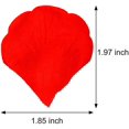 thumbnail image 2 of 1200pcs Rose Petals, Artificial Rose Petals, Red Rose Petals - Wedding,, 2 of 5