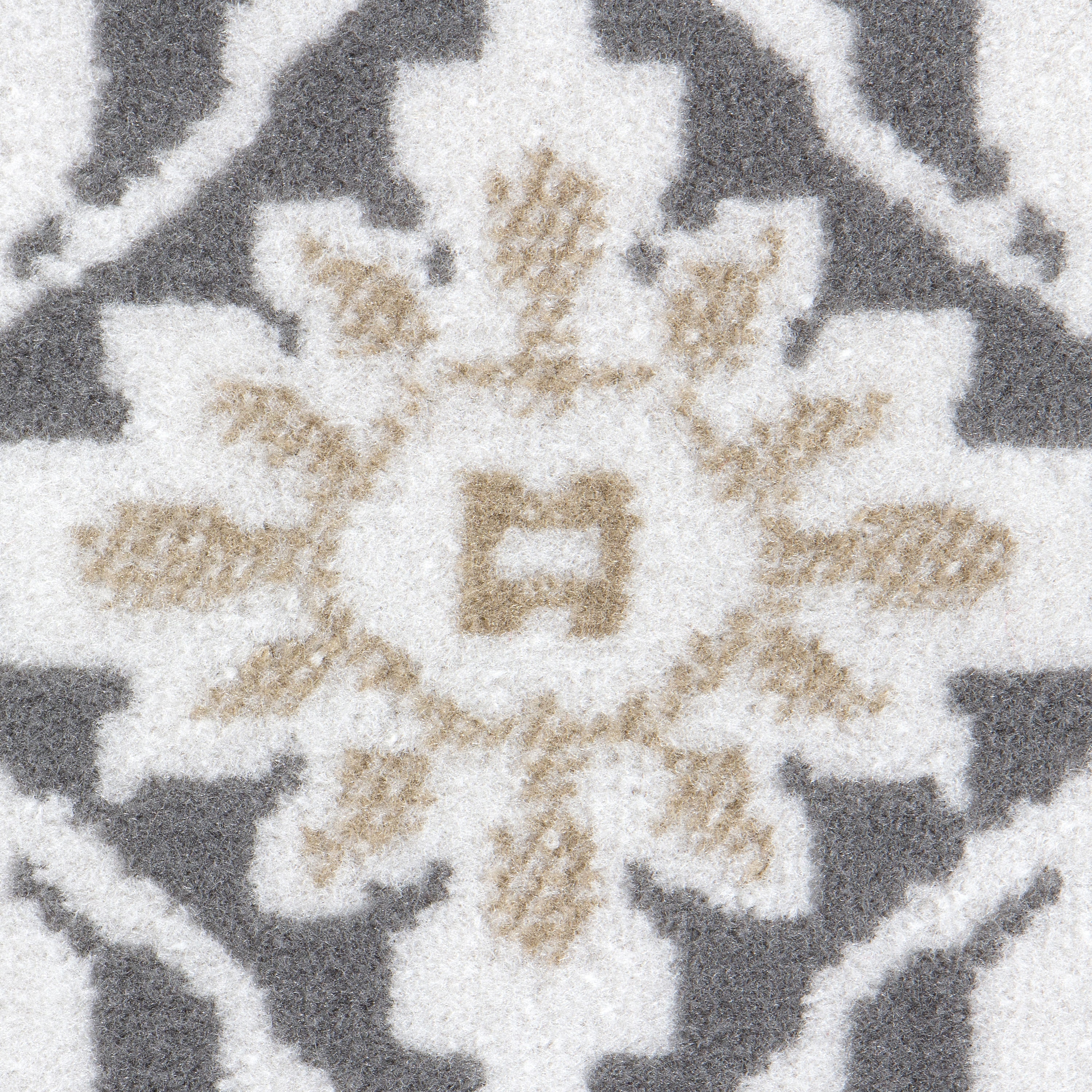 Mainstays Damask Charcoal, Indoor Area Rug, 4'11" x 6'6"