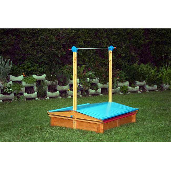 exaco maxi sandbox with protective canopy