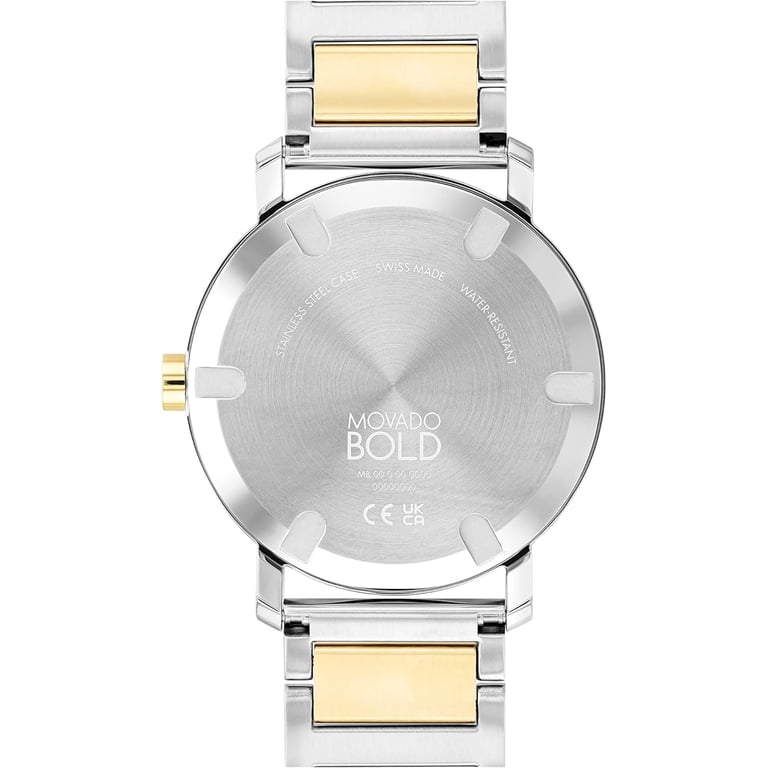 Movado BOLD Tan/Camel/Silver Colored Watch Movado Bold 3601018 Trend Element Silver Dial Brown Leather  main image 3