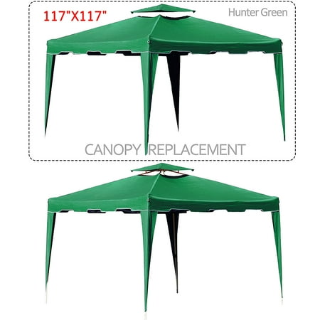 Cloud Mountain 117 X Gazebo Replacement Canopy Top Cover 2 Cloud Mountain 117 X Gazebo Replacement Canopy Top Cover 2 Tier Uv Protect Resist Light Rain For Patio Lawn Sun Shade Tent 5 Colors To Choose Only