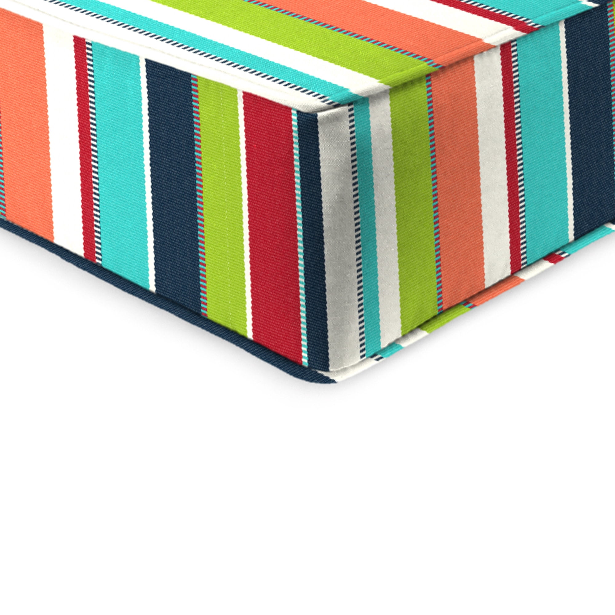 45" x 24" Rectangular Outdoor Deep Seat Chair Cushion Set with Welt