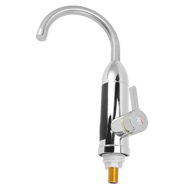 M Buder Grifo Calentador de Agua Eléctrico Instantáneo Acero Inoxidable 220V para Cocina y Baño Rotación 360 Grados (35.5 cm / 14 inches)