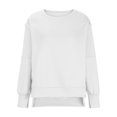 thumbnail image 5 of MASRIN Christmas T-shirts for Women,Ugly Christmas Sweatshirt Shirts for Women Cute Funny Snowman Print Tops Casual Long Sleeve Crewneck Pullover,Women Long Sleeve Tops For Work, 5 of 7