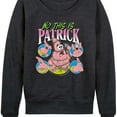 thumbnail image 3 of Spongebob Squarepants - No This Is Patrick - Women's French Terry Long Sleeve Shirt, 3 of 6
