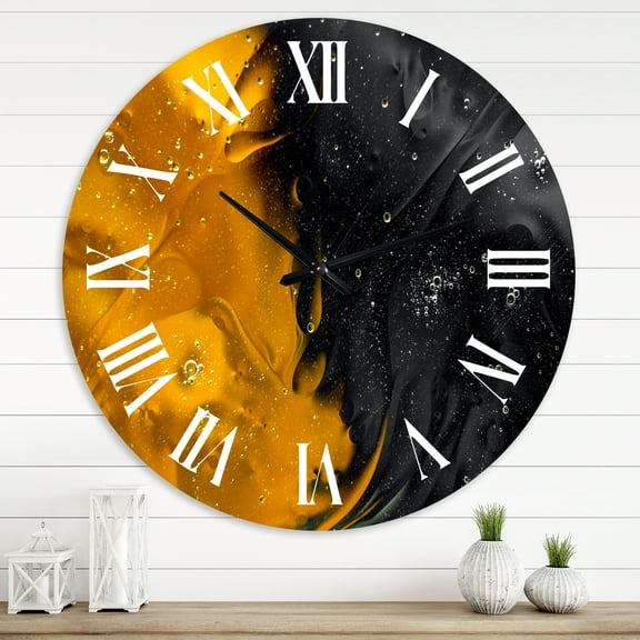 Designart 1 in Modern,Contemporary Wall Clock