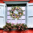 thumbnail image 6 of Easter Wreath 157 Inch Colorful Spring Decorations for Front Door Adorable Egg Wreath with Flowers Holiday for Doorways and Walls*2 Pack, 6 of 7