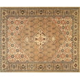 thumbnail image 1 of Ahgly Company Indoor Rectangle Traditional Light Brown Persian Area Rugs, 2' x 3', 1 of 6