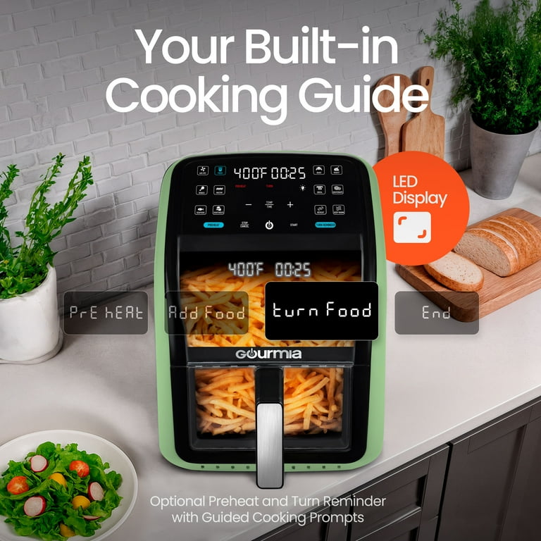 Gourmia Panorama 7-QT Digital Air Fryer w/ Panoramic View