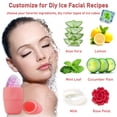 thumbnail image 4 of Ice Roller for Face, Ice Globes Cube for Facials Massager, Silicone Ice Mold Reusable Skin Care for Face & Eye Puffiness Relief Brightening Skin, Red, 4 of 8