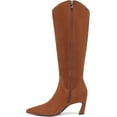 thumbnail image 3 of Naturalizer Women's Emily Knee High Boot Dark Chestnut Brown Wide Calf 8W, 3 of 5