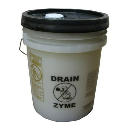 Uni-Kem Chemicals Drain-Zyme Cleaner White, 5 gal., Characteristic, Liquid | 1