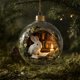 thumbnail image 5 of Adornos navideños, adornos navideños, regalos navideños, adornos navideños planos, librería, animales, compañeros de lectura, decoraciones, colgantes de plástico, 5 of 5