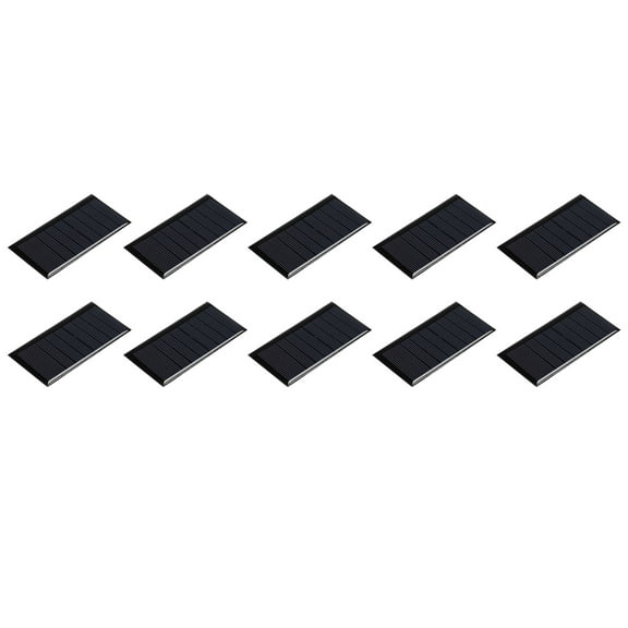 Mini Solar Panel Cell 4.5V 90mA 0.405W 77.5mmx40.5mm for DIY Project Pack of 10