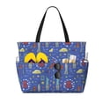 thumbnail image 1 of Fotbe New-York City Bolsa de Viaje para Playa - Resistente al Agua, Bolsa Tote de Gran Capacidad y Ligera con 7 Bolsillos para Mujeres y Hombres, 1 of 7