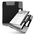 thumbnail image 1 of Black Clipboard with Storage Plastic Clipboard Storage Case with Handle Storage Construction Binder, 1 of 5