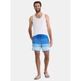 thumbnail image 2 of George Men's & Big Men's Dolphin Hem Swim Trunks, 7" Inseam, Size XS-3XL, 2 of 5