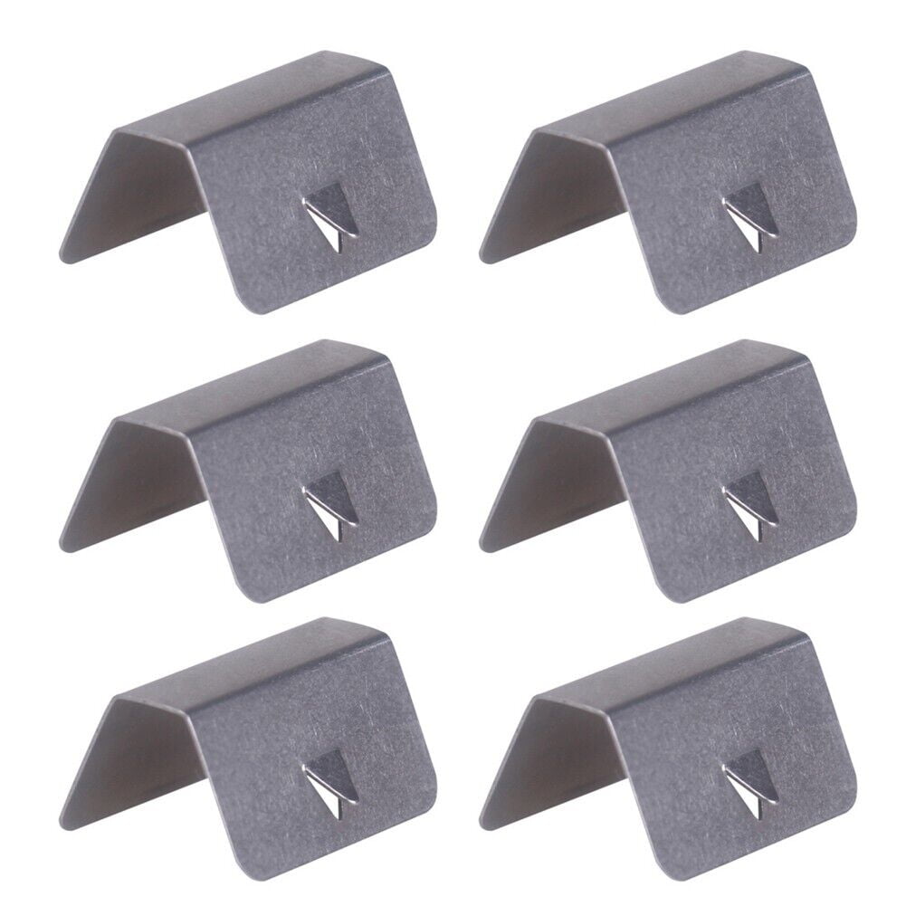 Wind Rain Deflector Channel Metal/Retaining Clips For Heko G3 SNED Clip. (silver)(6pcs