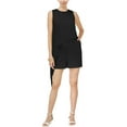 thumbnail image 2 of Thalia Sodi Womens Overlay Romper Jumpsuit, Black, Small, 2 of 2