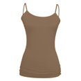 thumbnail image 1 of Camisole à Fines Bretelles pour Femmes - Beige, 1 of 1