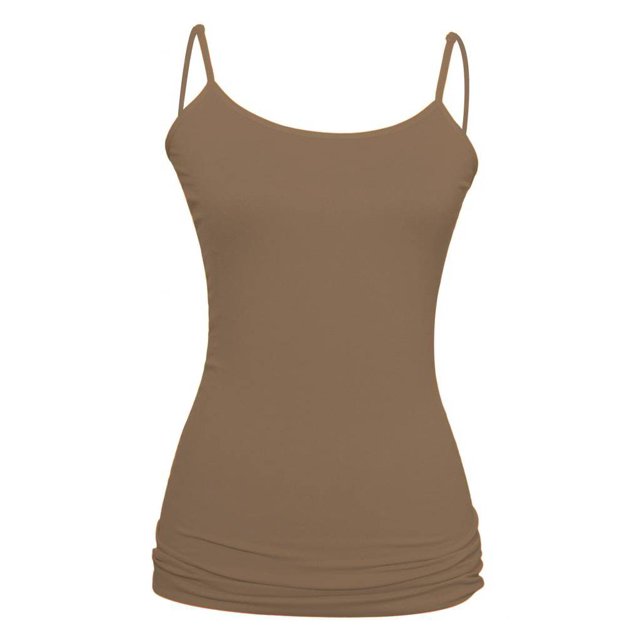 Camisole à Fines Bretelles pour Femmes - Beige