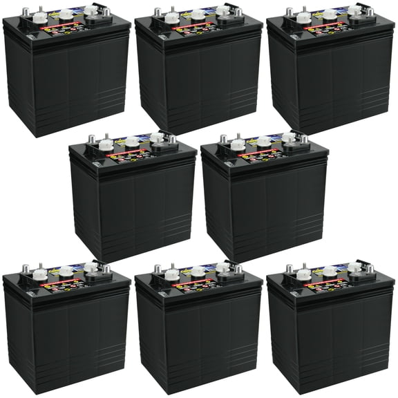 Crown CR-220 Group GC2 6V 220 AH Battery X4 - Walmart.com