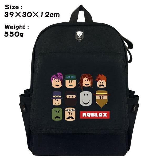 Mochila ROBLOX de mundo Virtual con estampado de dibujos animados, bolsa escolar para estudiantes de viento universitario, bolsa para computadora, bolsa de viaje, juguetes para niños, regalos