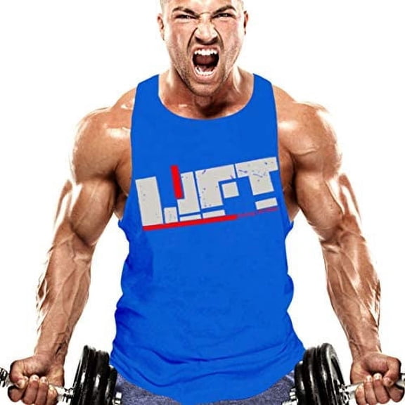 Mens Tank Tops Sleeveless Shirts for Men Workout Gym Muscle T-Shirts Tanks