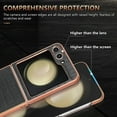 thumbnail image 4 of Allytechgroup Galaxy Z Flip 5 Phone Case, Stylish Crocodile Pattern Slim Fit Shockproof Anti-Scratch Bumper Lightweight Case Cover for Samsung Galaxy Z Flip 5,Blue, 4 of 8