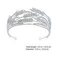 thumbnail image 3 of Weiweiguan 1 Pce Style Baroque Couronne de Mariée Robe de Mariée Brillante Couronne Diadème, 3 of 6