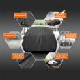 thumbnail image 5 of Unique Bargains Black Breathable Waterproof Car Cover w Mirror Pocket YXL(207inch Length), 5 of 7