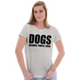 thumbnail image 4 of Anti Social Dog Lover Pet Puppy Owner Womens Fitted Plus Size Graphic Tee Brisco Brands 2X, 4 of 5
