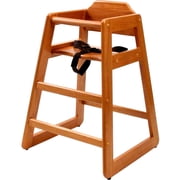 Lipper International Child's High Chair, Pecan Finish
