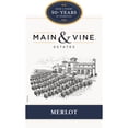 thumbnail image 3 of Main & Vine Merlot, Red Wine, 750ml, 3 of 4