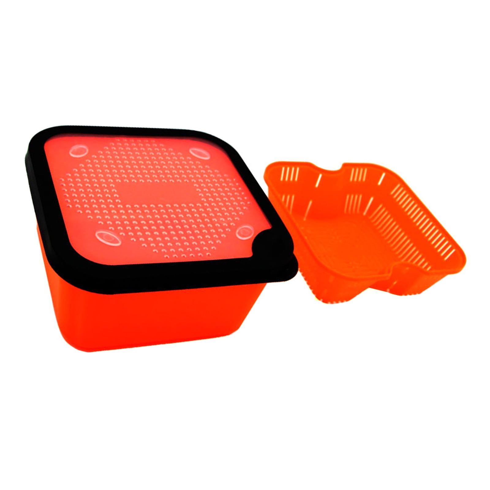 Compacts Fishing Tackle Organizers Removable Inner Dividers Baits Box for Live Parasites Earthworms Fishing Lures