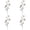 White 4Packs, variant on Naturally Dried Cotton Stems Farmhouse Artificial Flower Filler Floral Decor , White 1Pack