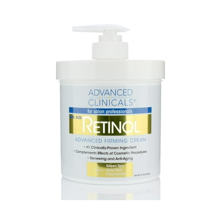 Advanced Clinicals Retinol Firming Cream, 16 Oz (Best Thigh Firming Cream)