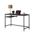 thumbnail image 2 of IN Room Furniture Designs Contemporary MDF Wood and Metal Desk in Black, 2 of 3