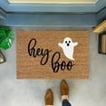 thumbnail image 2 of 1 PC Halloween Scary Welcome Doormat for Entryway, Non- Rubber Mat Washable Durable, Holiday Party Decorating Supplies for Front Door - A, 2 of 4