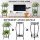 thumbnail image 3 of Soporte para Plantas para Interiores y Exteriores, Soporte para Macetas de Metal de 25 Pulgadas de Alto, Soporte para Macetas, Estante para Plantas Resistente, Hierro Inoxidable, 3 of 5