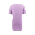 thumbnail image 4 of zbxnLI Casual Dress for Women Short Sleeve Mini Sundress Comfy Crew Neck Summer Loose Basic T Shirts Dresses, 4 of 7