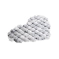 thumbnail image 1 of TIMIFIS Bubble Pile Cream Style Living Room Heart Rug Single Sofa Coffee Table Rug Cloakroom Makeup Cushion Rugs, 1 of 5
