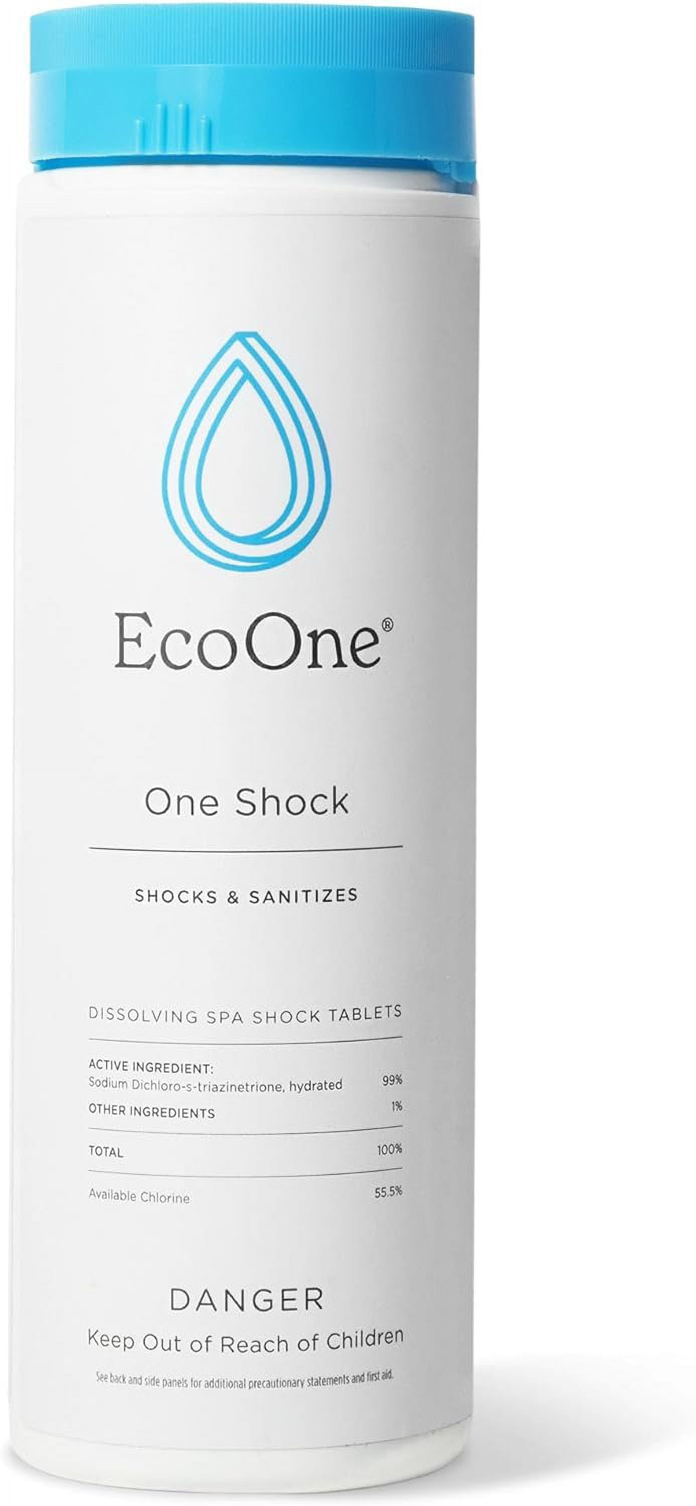 EcoOne Hot Tub Chemical Maintenance and Supply Kit, Natural Water Conditioner, Spa Accessories