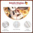 thumbnail image 4 of KLL Cute Panda Sunflower Christmas Tree Skirt 30" ,Party Decorations Farmhouse for Christmas Decorations Holiday Party, 4 of 6