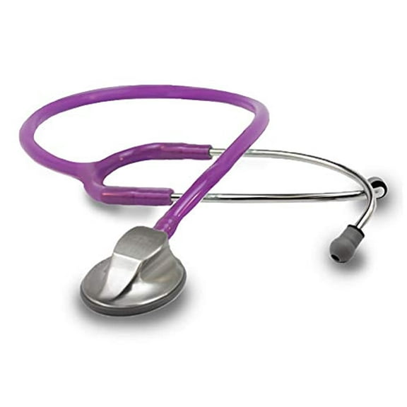 ADC - 615FV Adscope 615 Platinum Sculpted Clinician Stethoscope with Tunable AFD Technology,, Amethyst